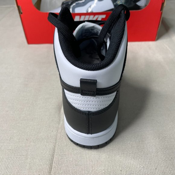 Nike Dunk High Retro Pandas Black/White Sz 9m/10.5w - Picture 5 of 8